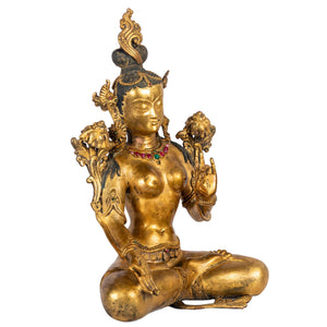 white-tara-bronze-28cm-2.66kg-right-himalayart