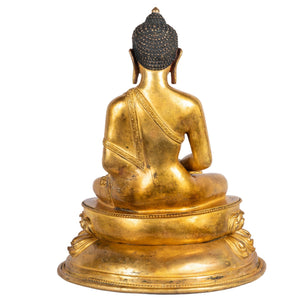 Amitabha Buddha Buddhist statue Nepal 33 cm 4.160 kg back view Himalayart