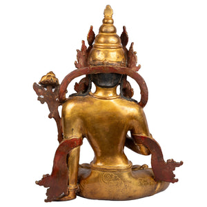 Bodhisattva bronze — back view.