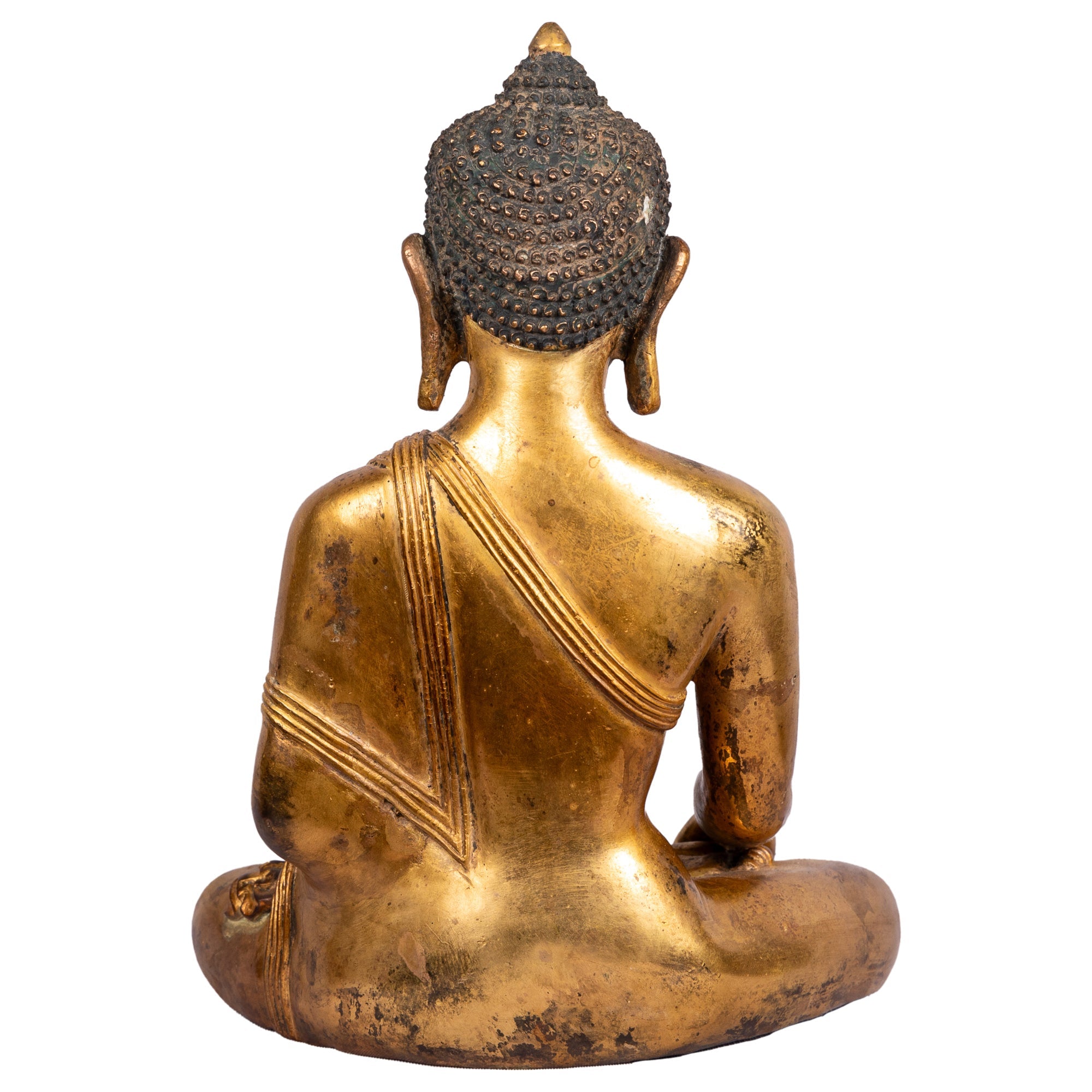 Back view — robe, plain base (no lotus).