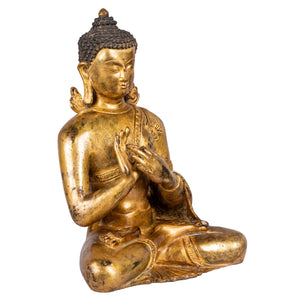 Left side view showing teaching gesture.