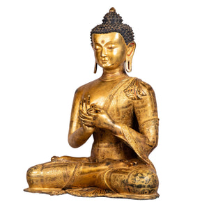 Maitreya – antique-style bronze statue handcrafted in Patan, Nepal by Newar master artisans – Himalay’Art, Himalayan art.