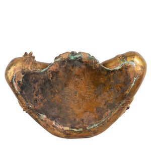 White Tara statue base consecration seal Nepal gilt bronze HimalayArt